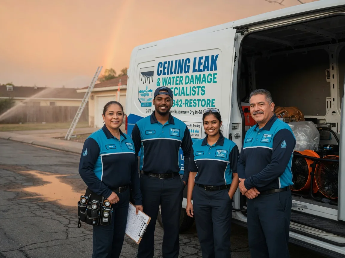 Ceiling Leak Cleanup company in Red Hill, PA