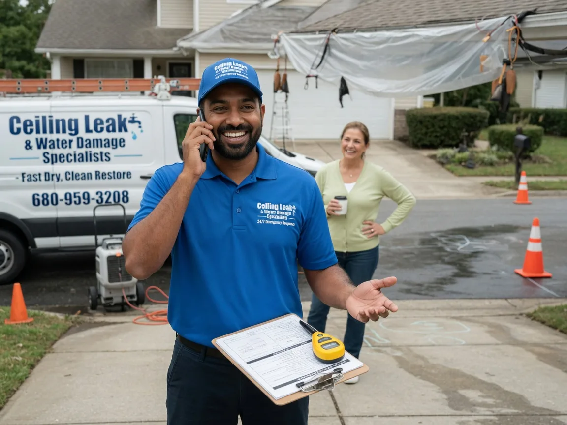 Ceiling Leak Cleanup Red Hill, PA FAQs